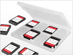 8枚のSWITCH用ゲームカードを収納可能!