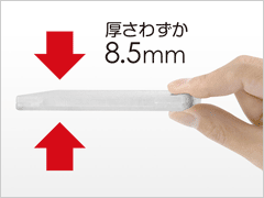 8枚のSWITCH用ゲームカードを収納可能!