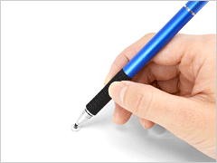 イラスト投稿に便利な静電容量式スタイラスペン!