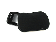 WiiU GamePadをサッと収納可能な柔らかソフトポーチ！収納したままACアダプタも接続可能！